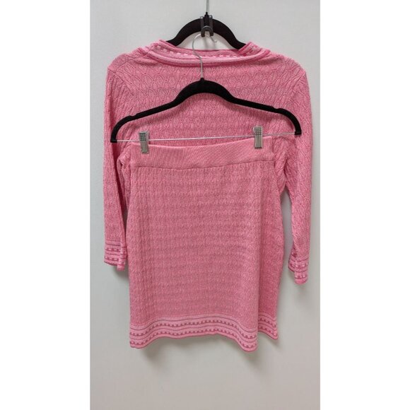 Nanette Lepore Pink Knit Sweater & Skirt 2 PC Set - Picture 4 of 4